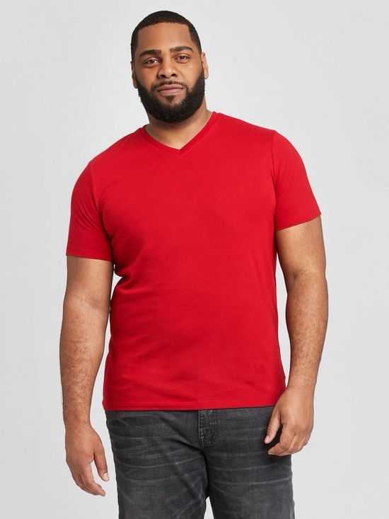 Goodfellow & Co Other - Goodfellow & Co Men's Big & Tall Short Sleeve V-Neck T-Shirt - Red 5XL